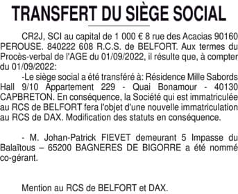 Contenu publication