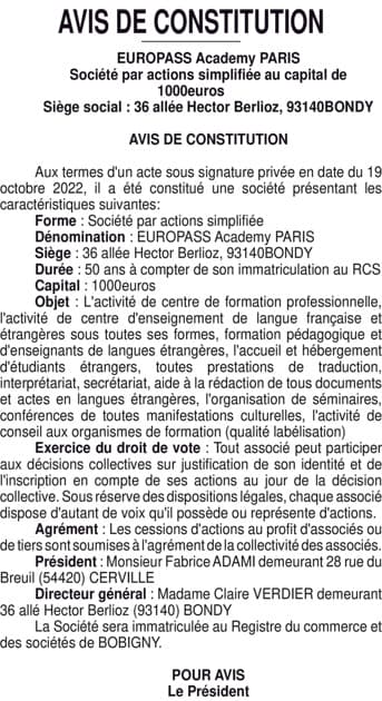 Contenu publication