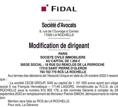 Contenu publication