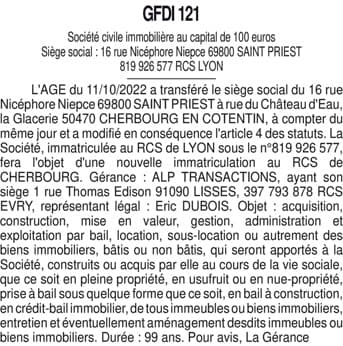Contenu publication
