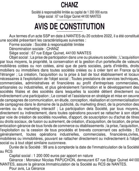 Contenu publication