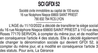 Contenu publication
