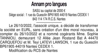 Contenu publication