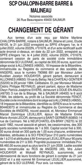 Contenu publication