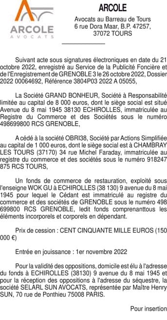 Contenu publication