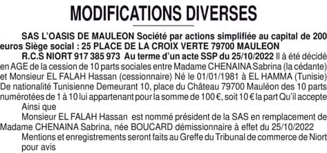 Contenu publication