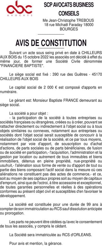 Contenu publication