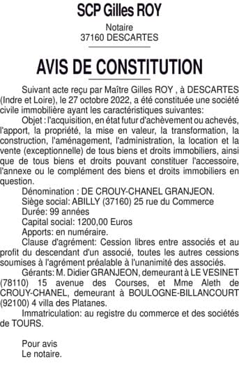 Contenu publication