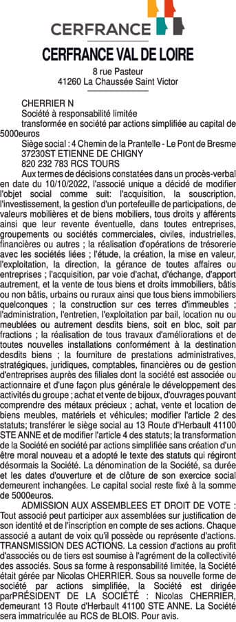 Contenu publication