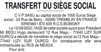 Contenu publication