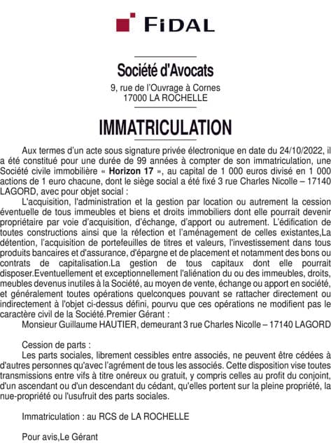 Contenu publication