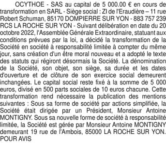 Contenu publication