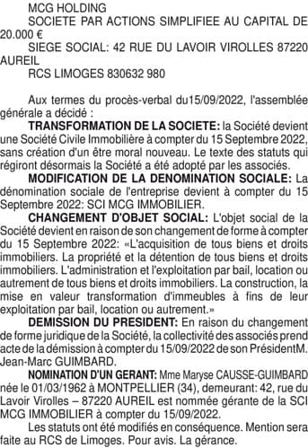 Contenu publication