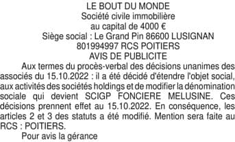 Contenu publication