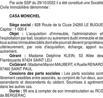 Contenu publication