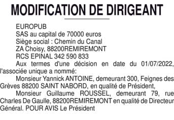 Contenu publication
