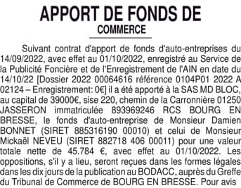 Contenu publication