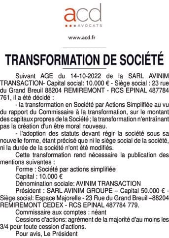 Contenu publication