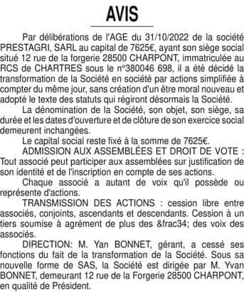 Contenu publication
