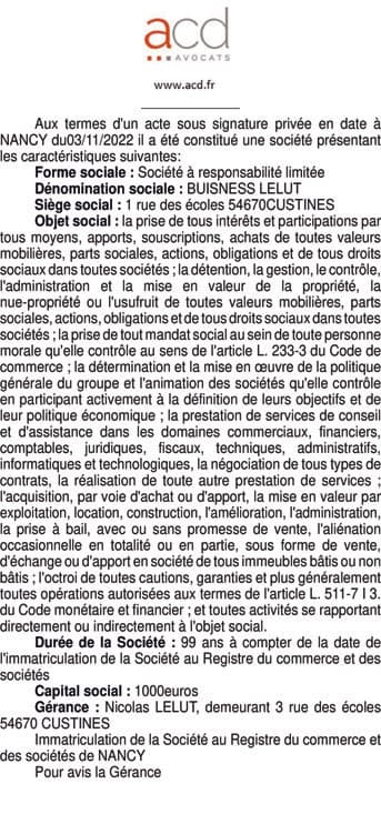 Contenu publication