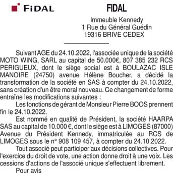 Contenu publication