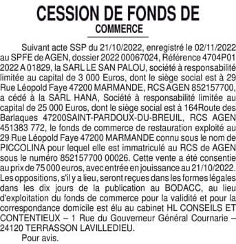 Contenu publication