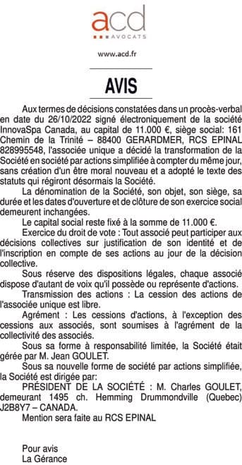 Contenu publication