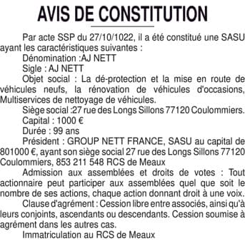 Contenu publication