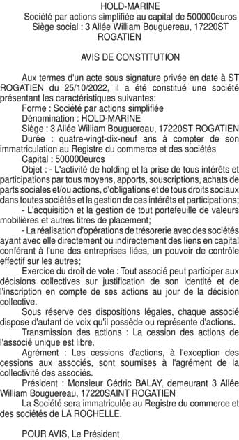 Contenu publication