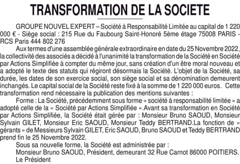 Contenu publication