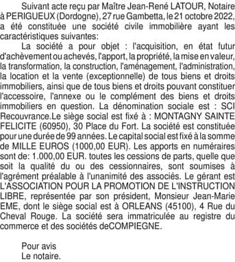 Contenu publication