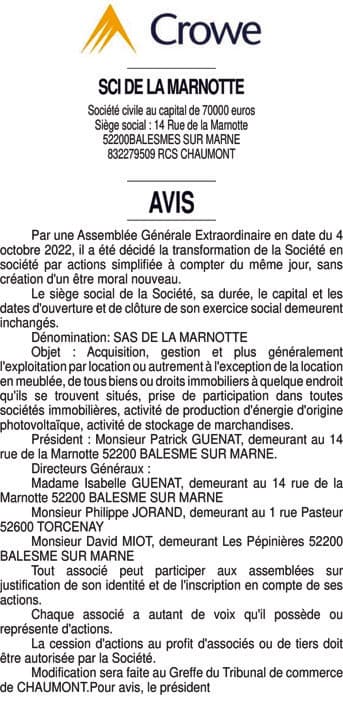 Contenu publication