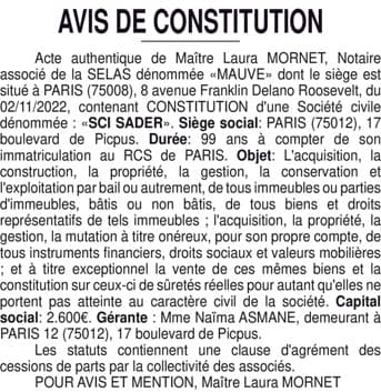 Contenu publication
