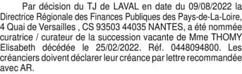 Contenu publication