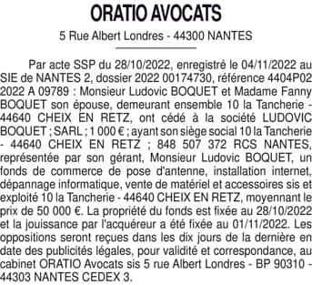 Contenu publication