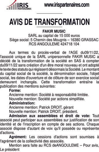 Contenu publication