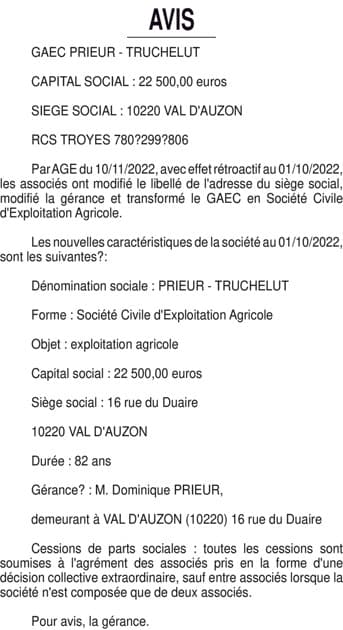 Contenu publication