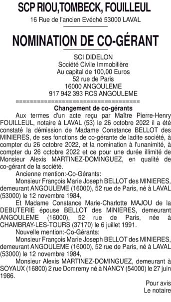 Contenu publication