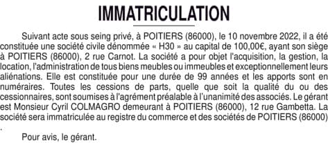 Contenu publication
