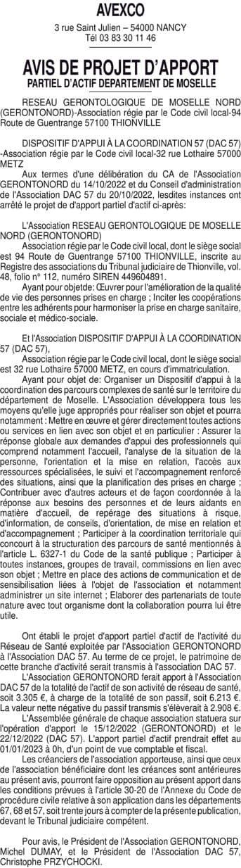 Contenu publication