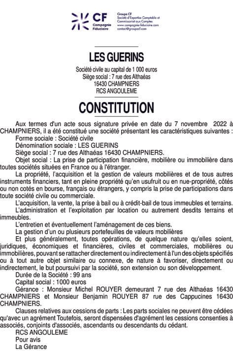 Contenu publication