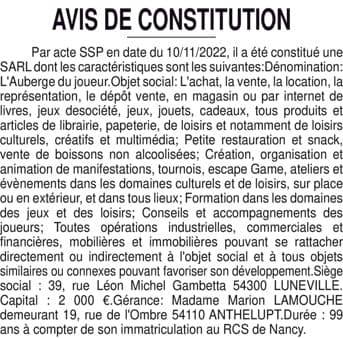 Contenu publication