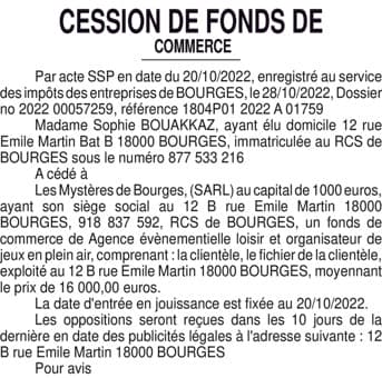 Contenu publication