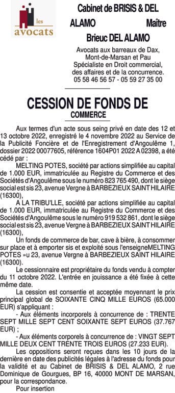 Contenu publication