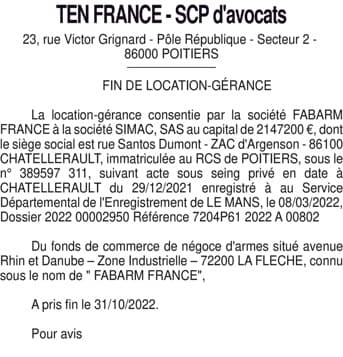 Contenu publication