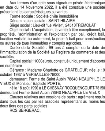 Contenu publication