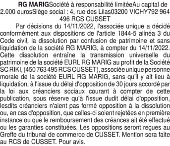 Contenu publication