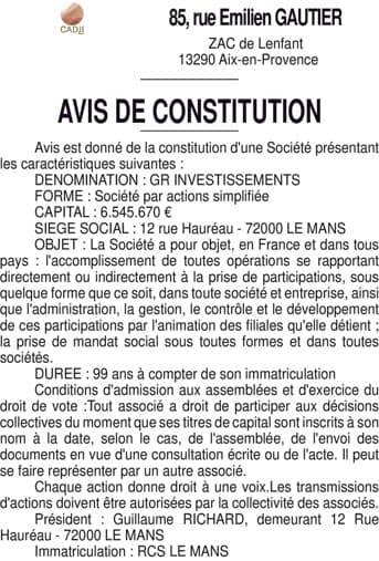 Contenu publication