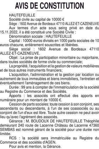 Contenu publication