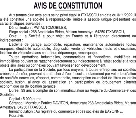 Contenu publication